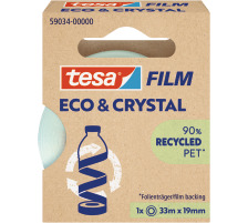 TESA Tesafilm eco&crystal 33mx19mm 59034-000 Klebeband 1 Stück