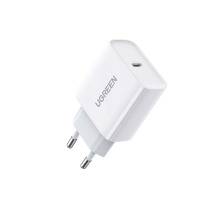 UGREEN USB Wall Charger 20W 1-Port 60450 PD 1xUSB-C,White