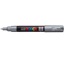 UNI-BALL Posca Marker 0.7mm PC-1M silber