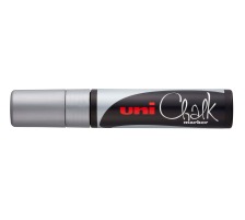 UNI-BALL Chalk Marker 15mm PWE-17K silber, Keilspitze