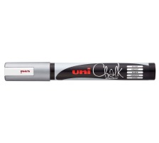 UNI-BALL Chalk Marker 1.8-2.5mm PWE-5M silber, Rundspitze