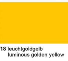 URSUS Plakatkarton 48x68cm 1002518 380g, leuchtgoldgelb