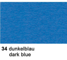 URSUS Plakatkarton 48x68cm 1002534 380g, dunkelblau