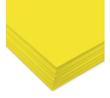 URSUS Tonzeichenpapier A4 2174612 130g, citronengelb 100 Blatt