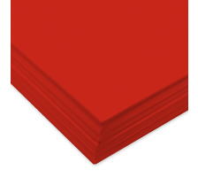 URSUS Tonzeichenpapier A4 2174622 130g, rubinrot 100 Blatt