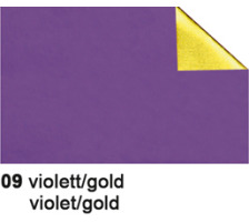URSUS Bastelfolie Alu 50x80cm 4442109 90g, violett/gold