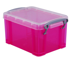 USEFULBOX Kunststoffbox 0,7lt 68501718 transparent pink