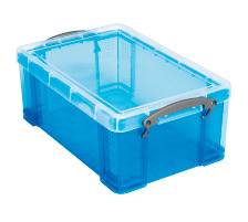 USEFULBOX Kunststoffbox 9lt 68502706 transparent blau