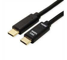 VALUE USB-C-C, Lade & Datenkabel 11.99.831 Black, ST/ST, PD3.0/100W 3m