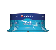VERBATIM CD-R Spindle 80MIN/700MB 43432 52x DataLife 25 Pcs