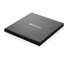 VERBATIM External Slimline 43886 CD/DVD Writer USB-C