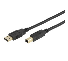 VIVANCO USB 2.0 zert.KabelA-B 45212 5m