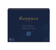 WATERMAN Tintenpatronen S0110910 blau/schwarz 8 Stück