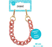 ZANAÉ Phone Wristlace Tortoise Shell 17174 Mineral Spring pink