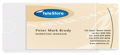 photo 3L Porte-cartes de visite 60x95mm 10109 PP autocollante 100 pièces