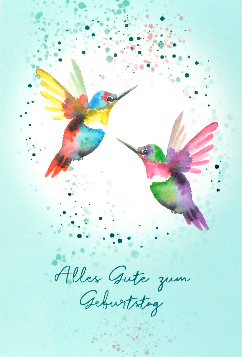 ABC Carte d'anniversaire colibri 1120004500 B6
