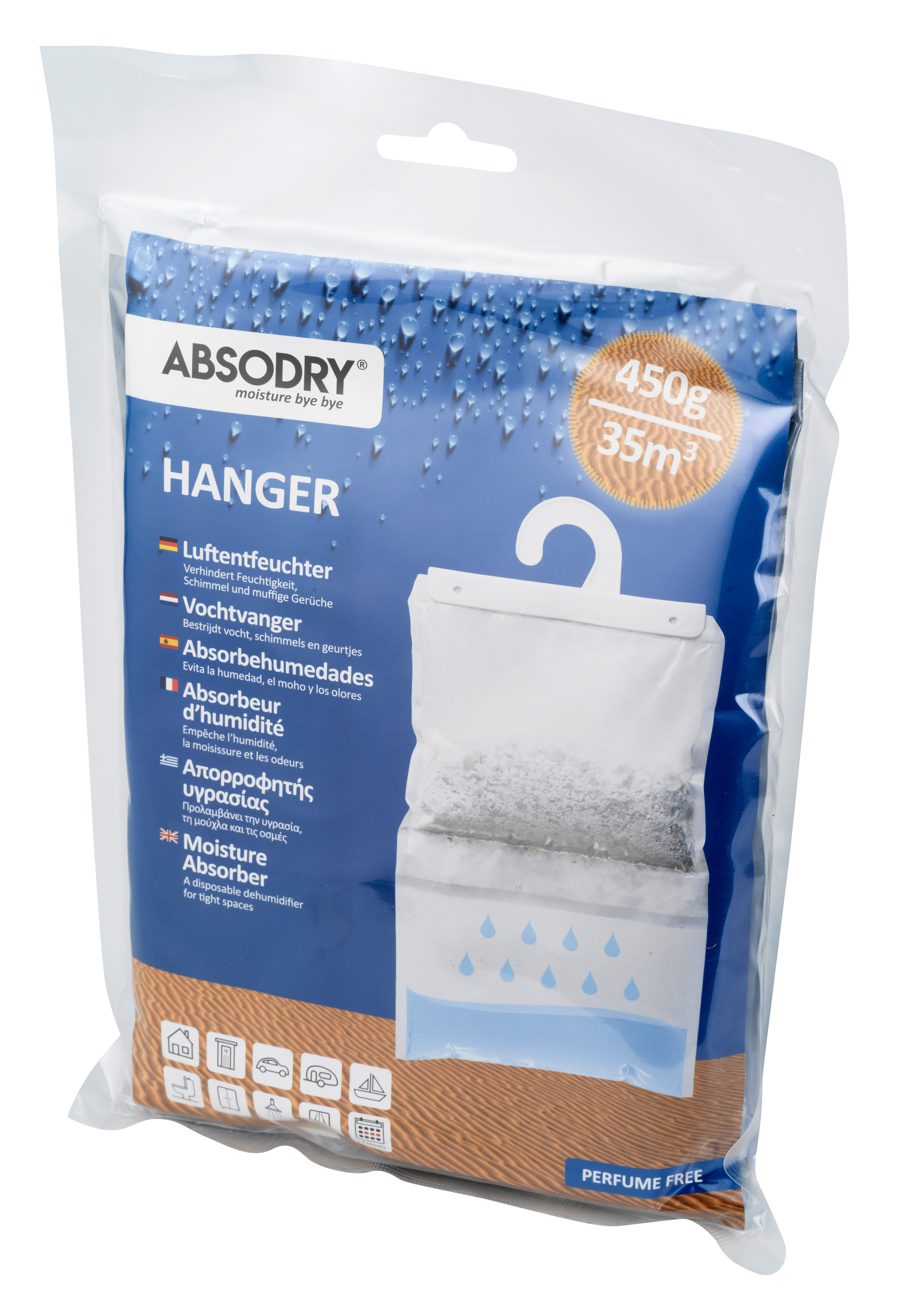 photo ABSODRY Déshumidificateur Hanger 450g 456.858334.00 transparent