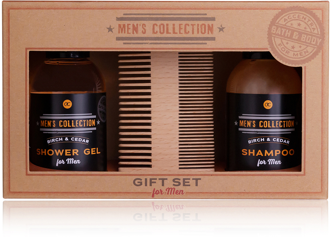 ACCENTRA Gift Set Men's Collection 6057091 Fragr.: birch & cedar