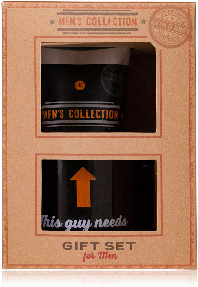 ACCENTRA Gift Set Men's Collection 6057092 Fragr.: birch & cedar