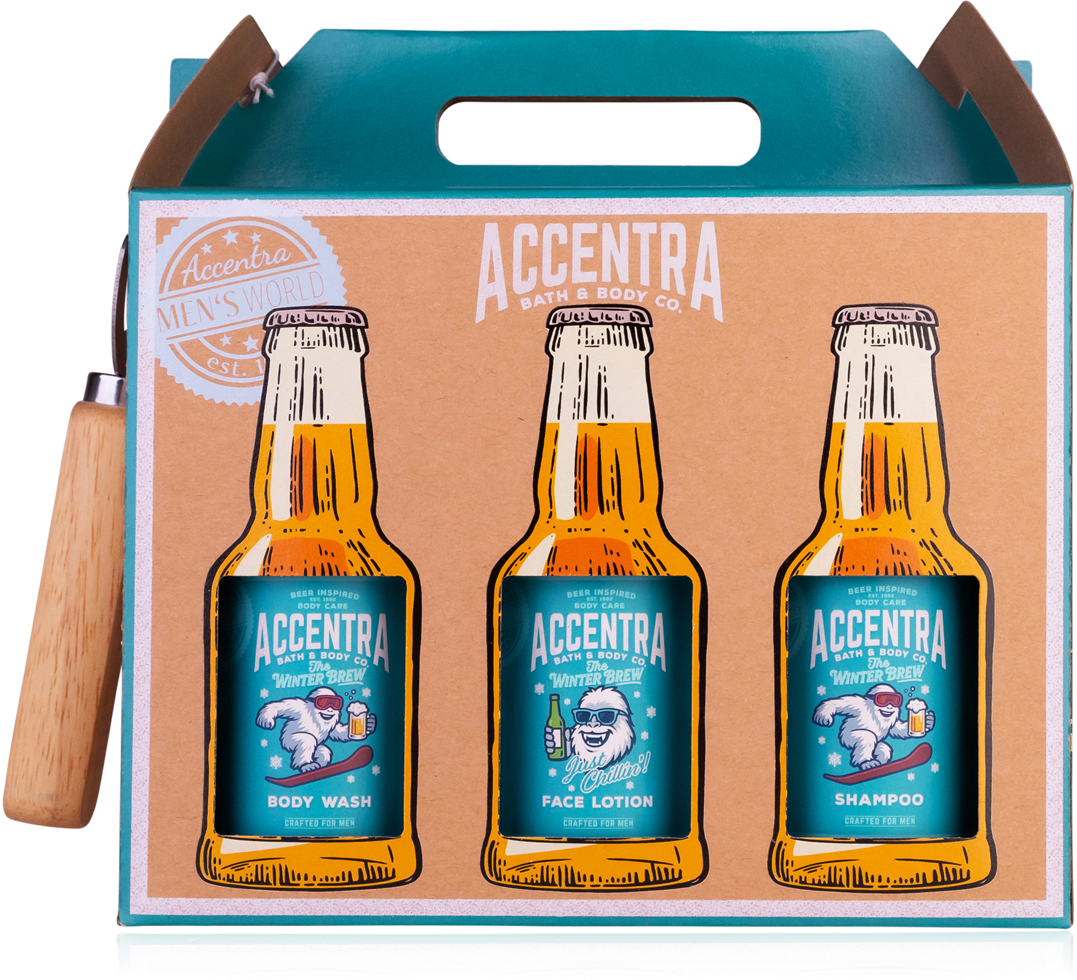 ACCENTRA Geschenkset Sixpack 6063353 Men's Collection