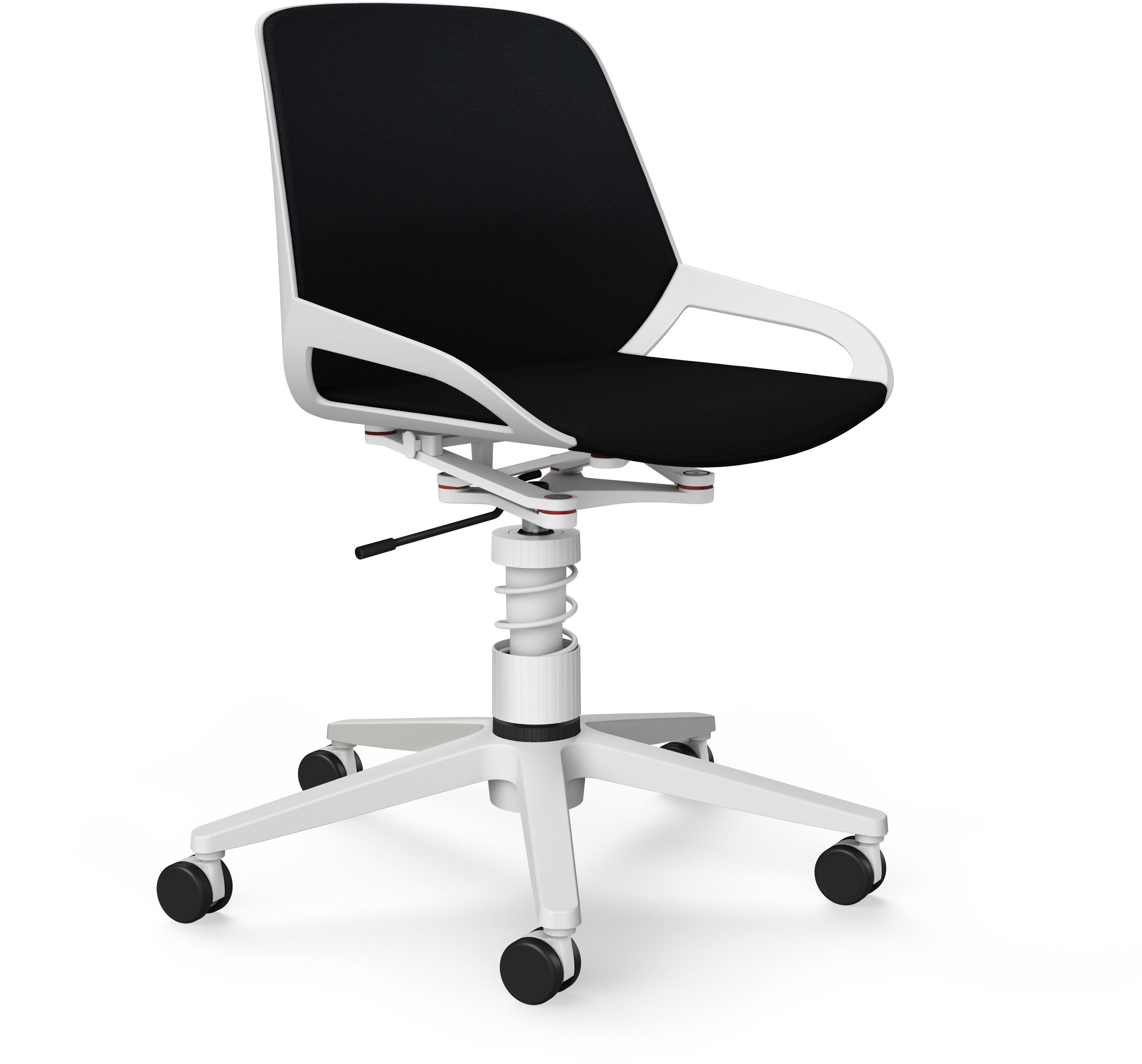 photo AERIS Chaise de bureau Numo Task 962WRSTWHCU1 noir/blanc