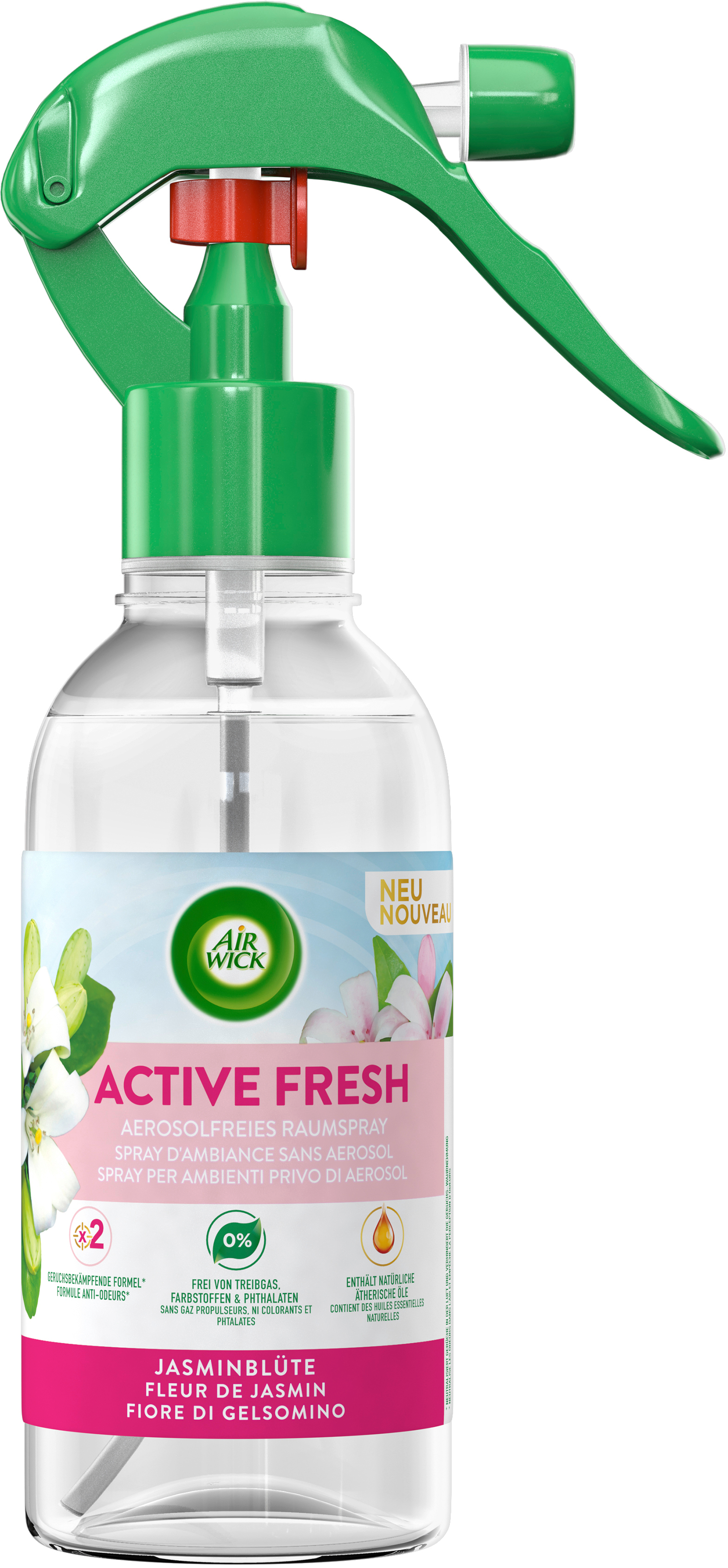 AIR WICK Spray d'ambiance active fresh 3245347 fleur de jasmin 237ml
