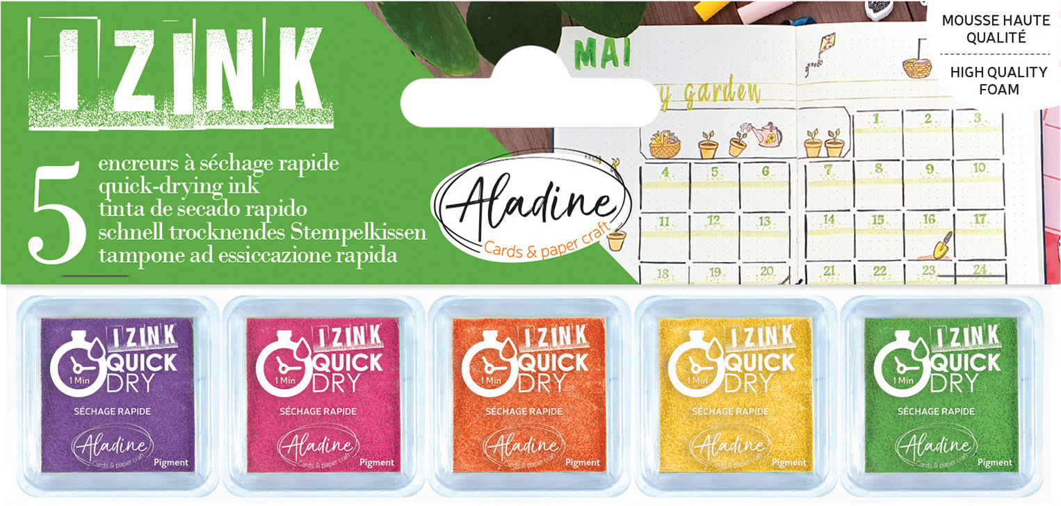 photo ALADINE Tampon encreur 03938 Bourgeon 5 pièces