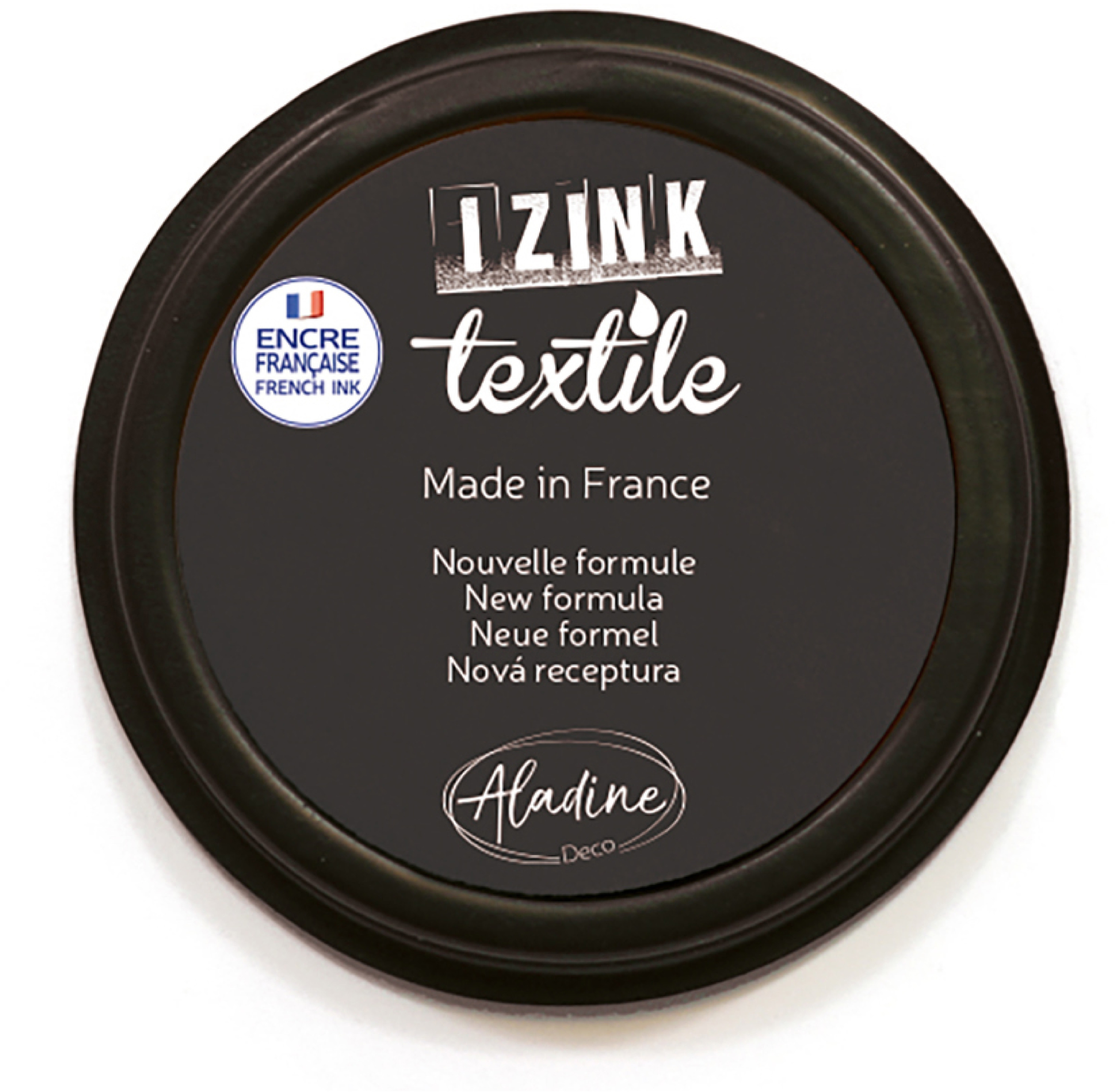 ALADINE Textilstempelkissen IZINK 19018 schwarz