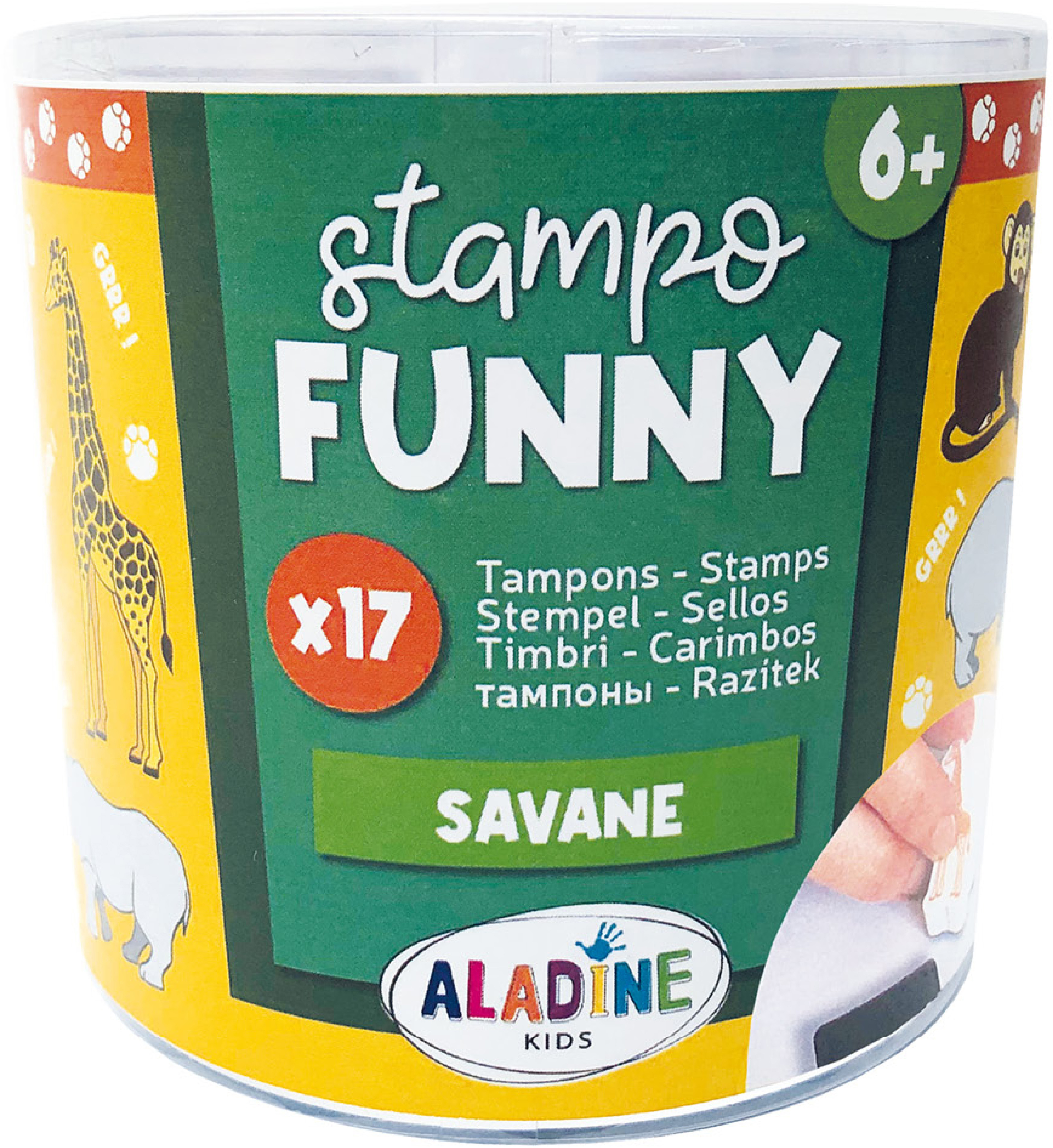 ALADINE Stempelset 85175 Savane 17 Stück