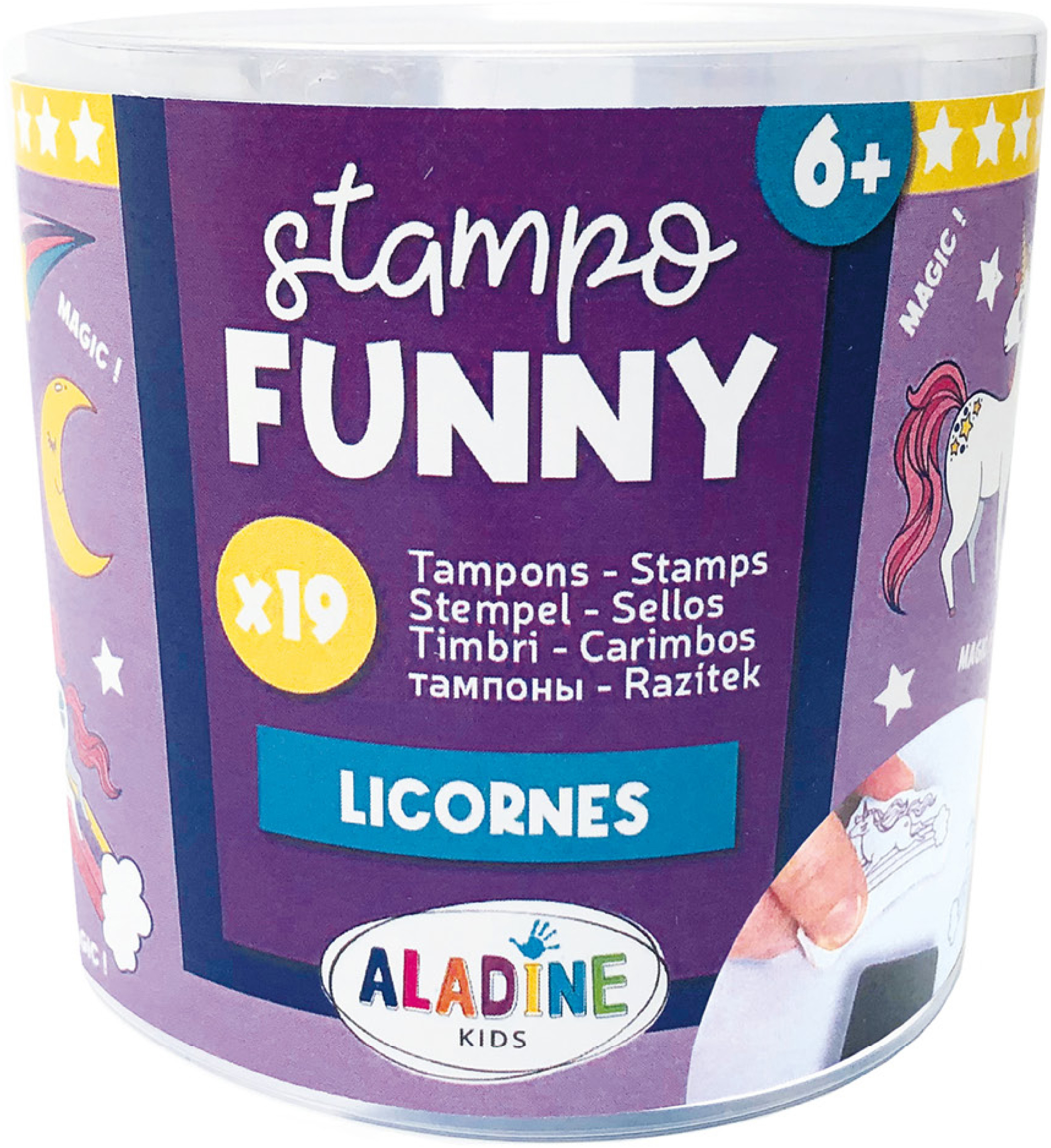 ALADINE Stempelset 85180 Einhorn 19 Stück