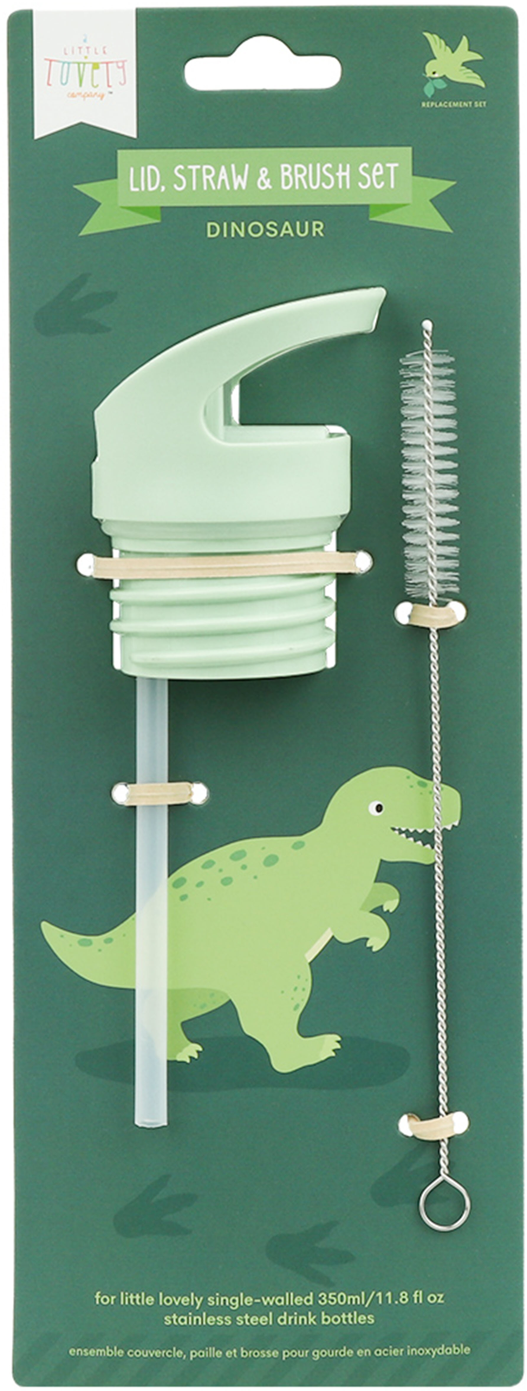 photo ALLC Set pour gourde DBSSRE116 Couvercle. Paille, brosse