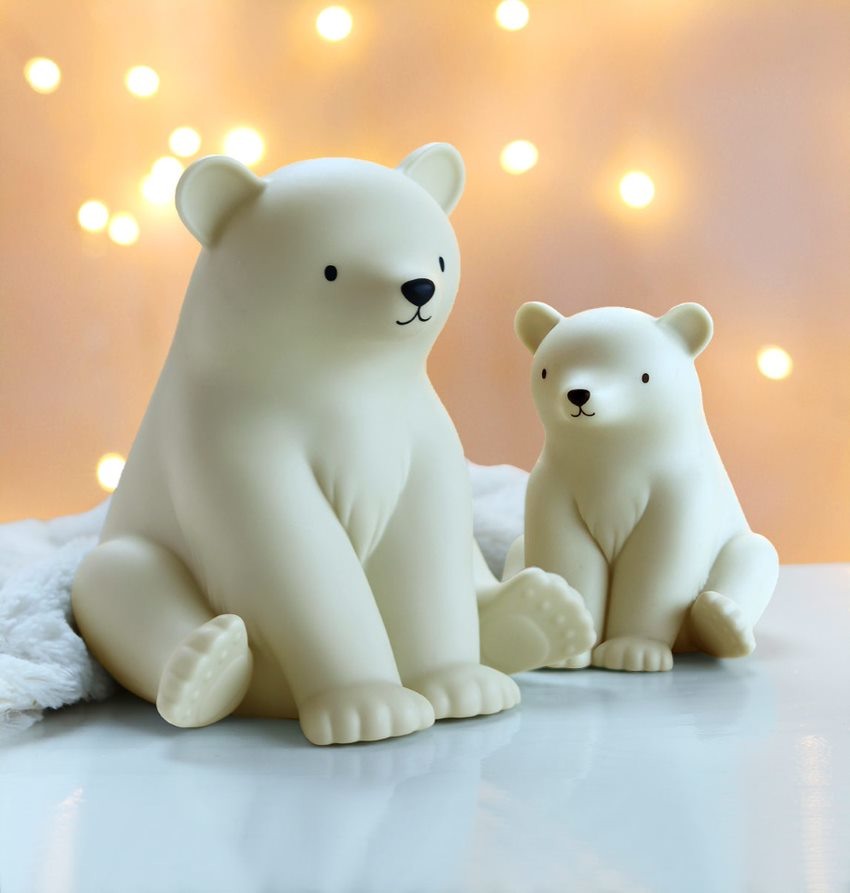 ALLC Veilleuse Mini NLPBWH02 Polar Bear 14.3x18x16.3cm
