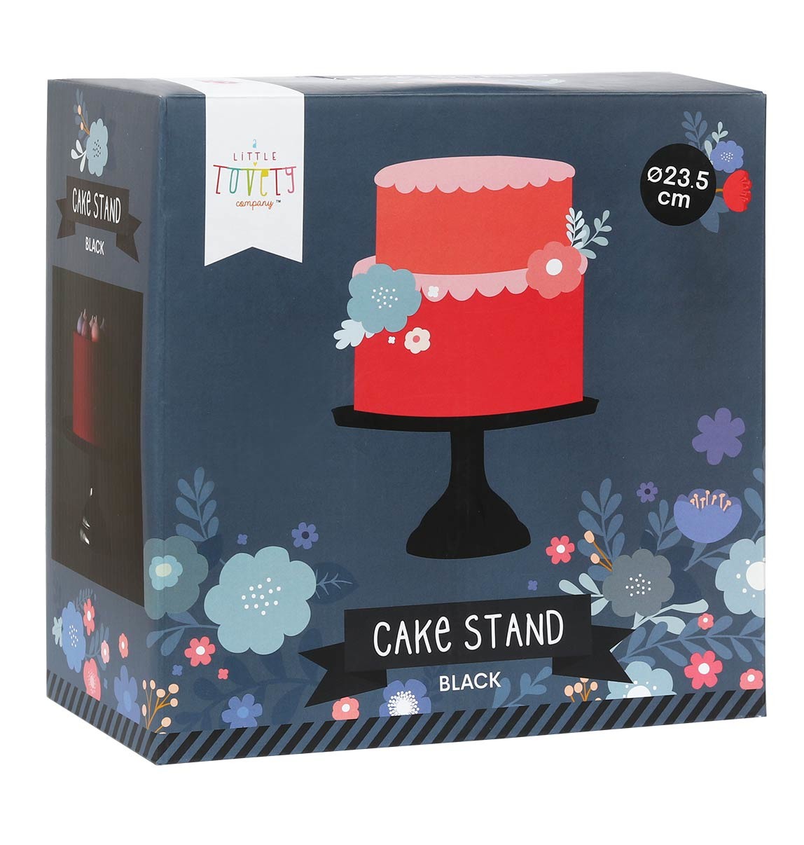 ALLC Cake Stand Small PTCSBL10 noir 23.5x12x23.5cm