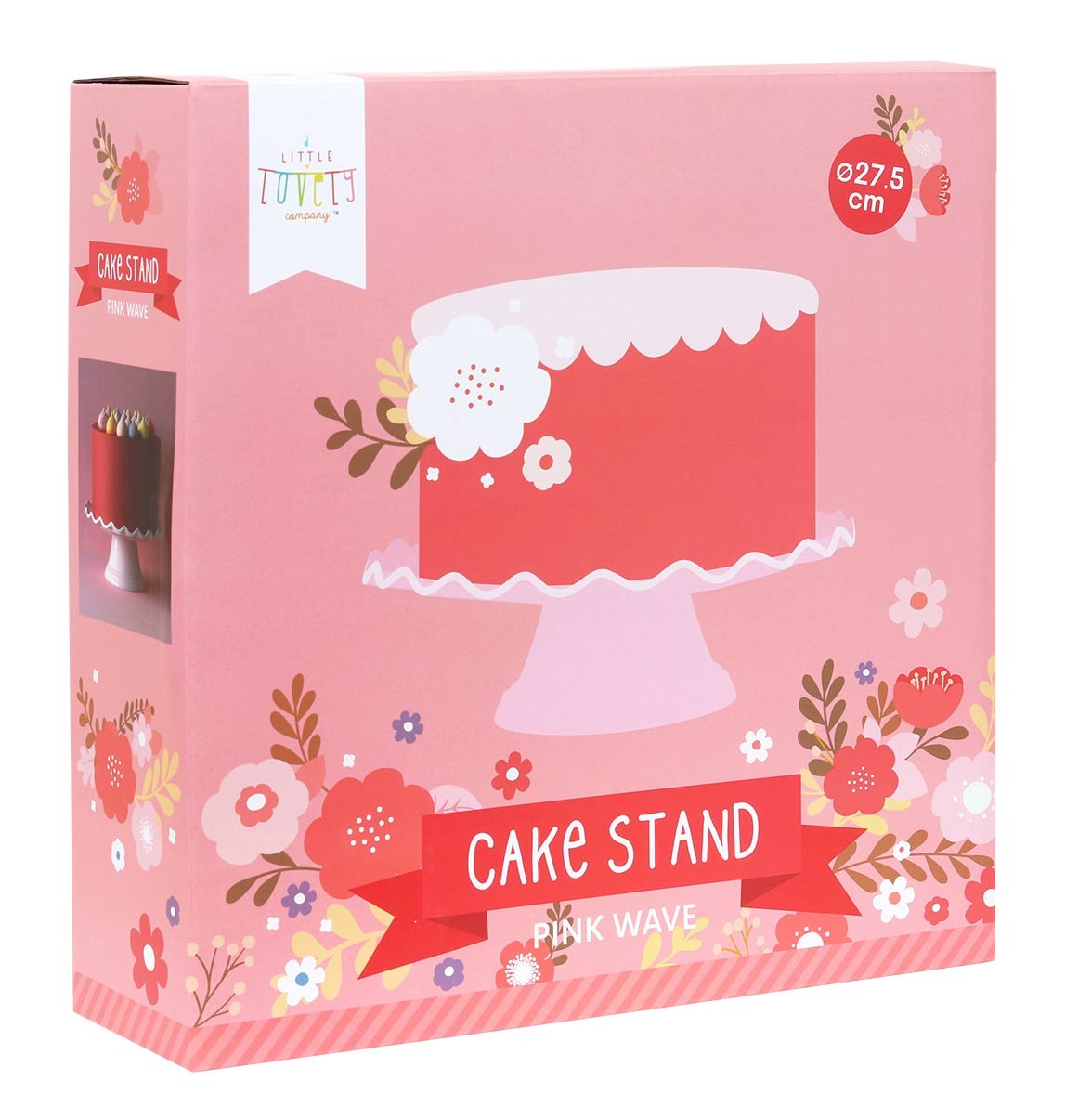 ALLC Cake Stand Wave PTCSPI08 rose 23.5x12x23.5cm
