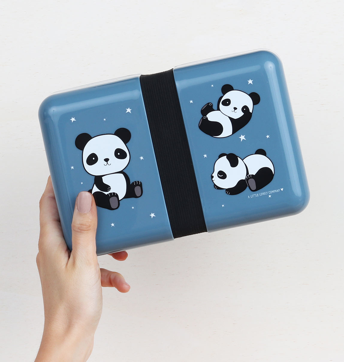 ALLC Lunchbox Panda SBPABU16 bleu 18x6x12cm