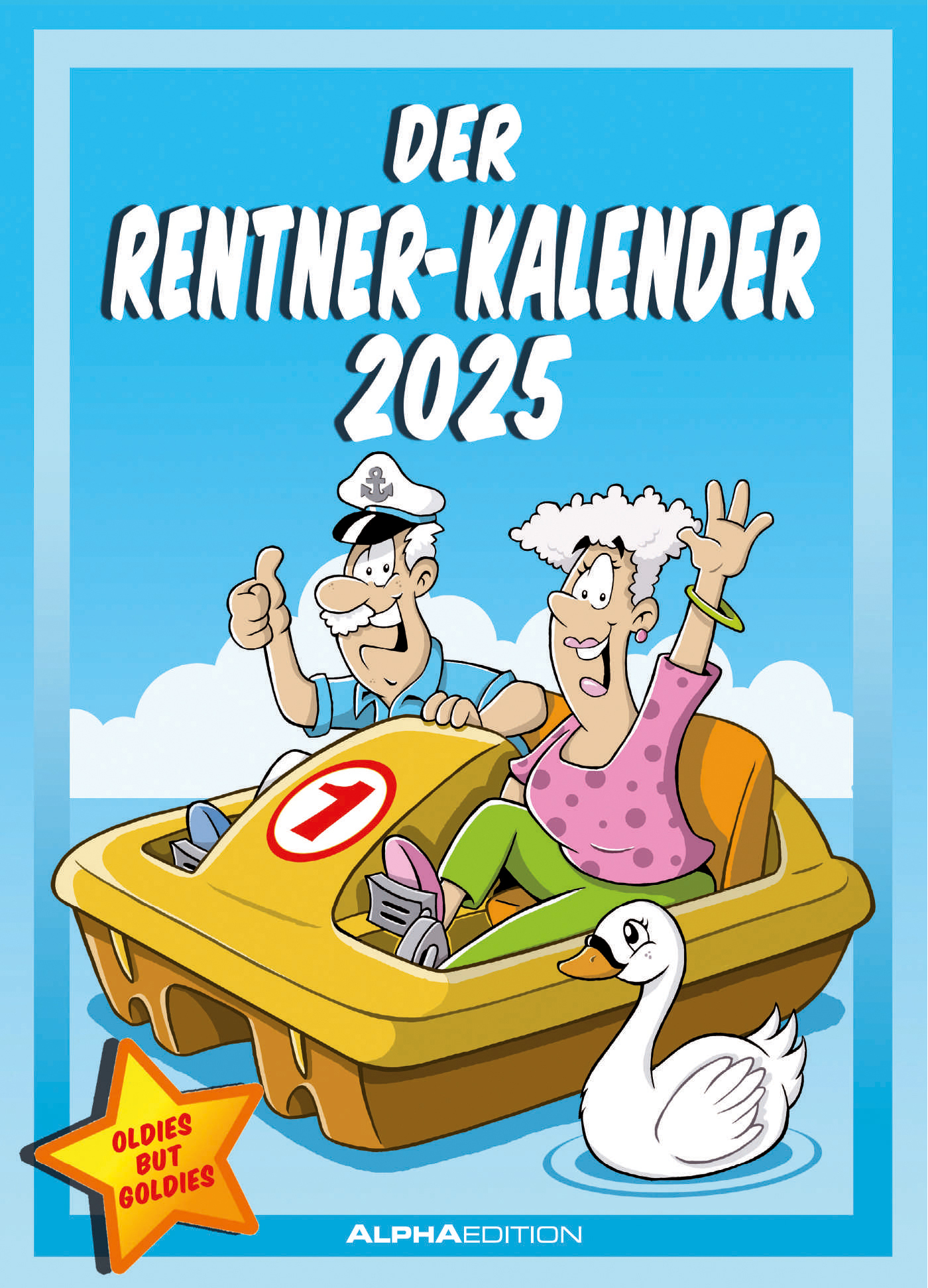 ALPHA EDITION Calendario dei pensionati 2025 104112 1M/1P AL 23.7x34cm