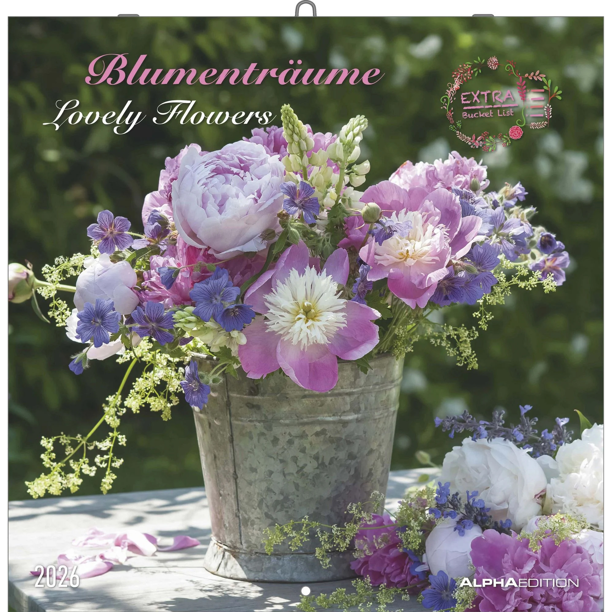 photo ALPHA EDITION Calendrier 2026 160344 Rêves de fleurs ML 30x30cm