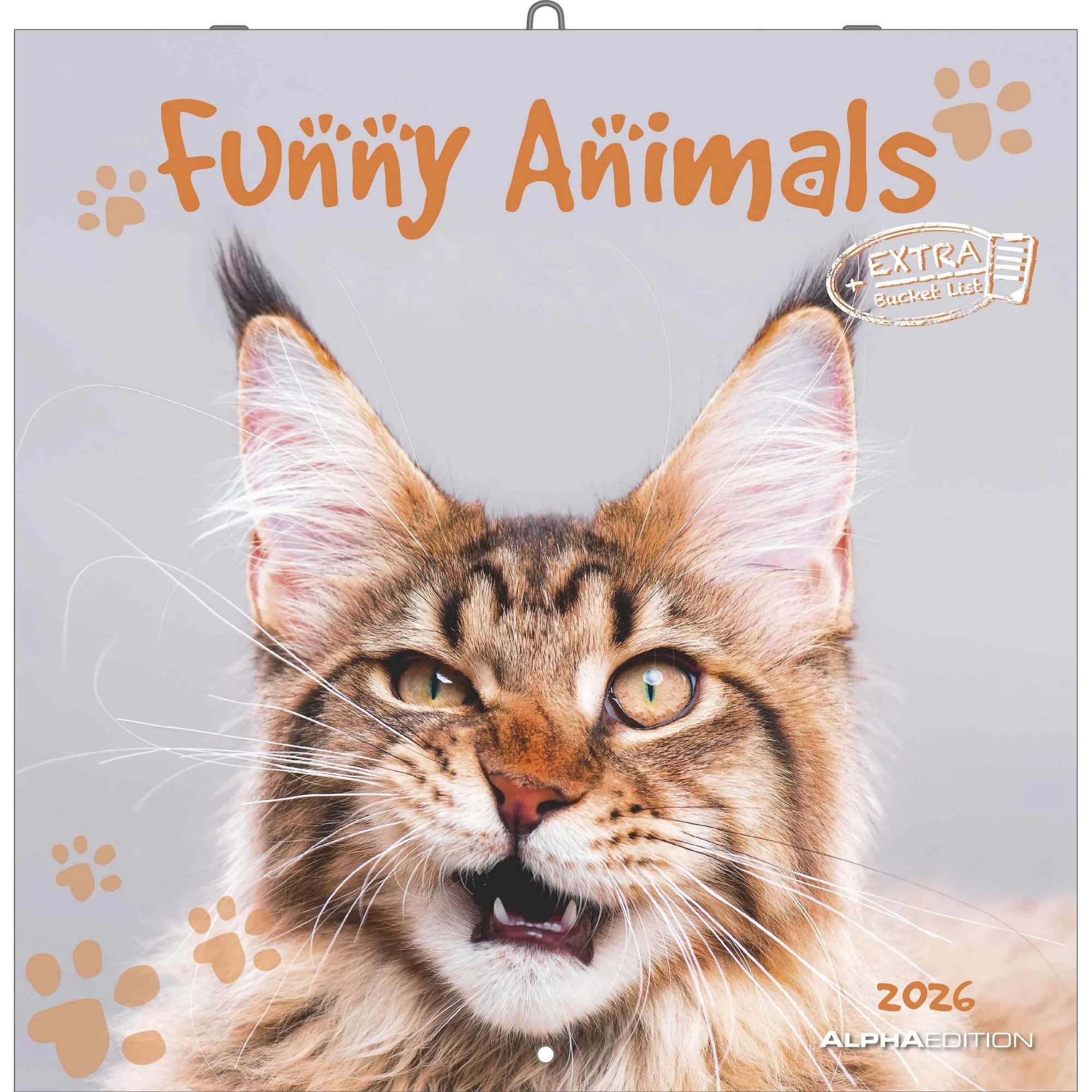 photo ALPHA EDITION Calendrier 2026 160630 Funny Animals ML 30x30cm