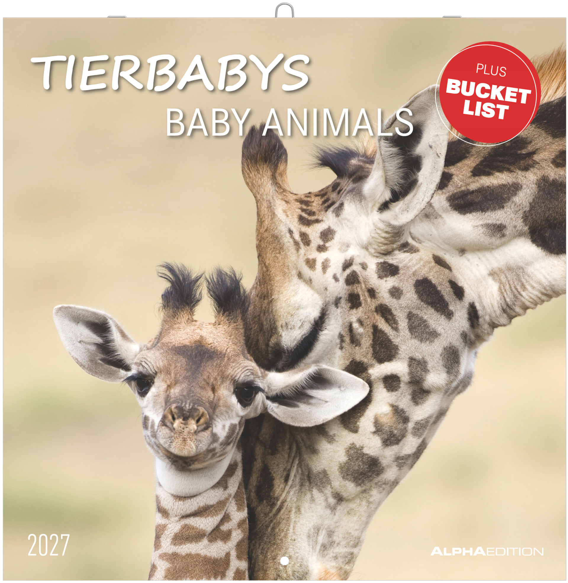 photo ALPHA EDITION Calendrier 2027 161887 Tierbabys ML 30x30cm