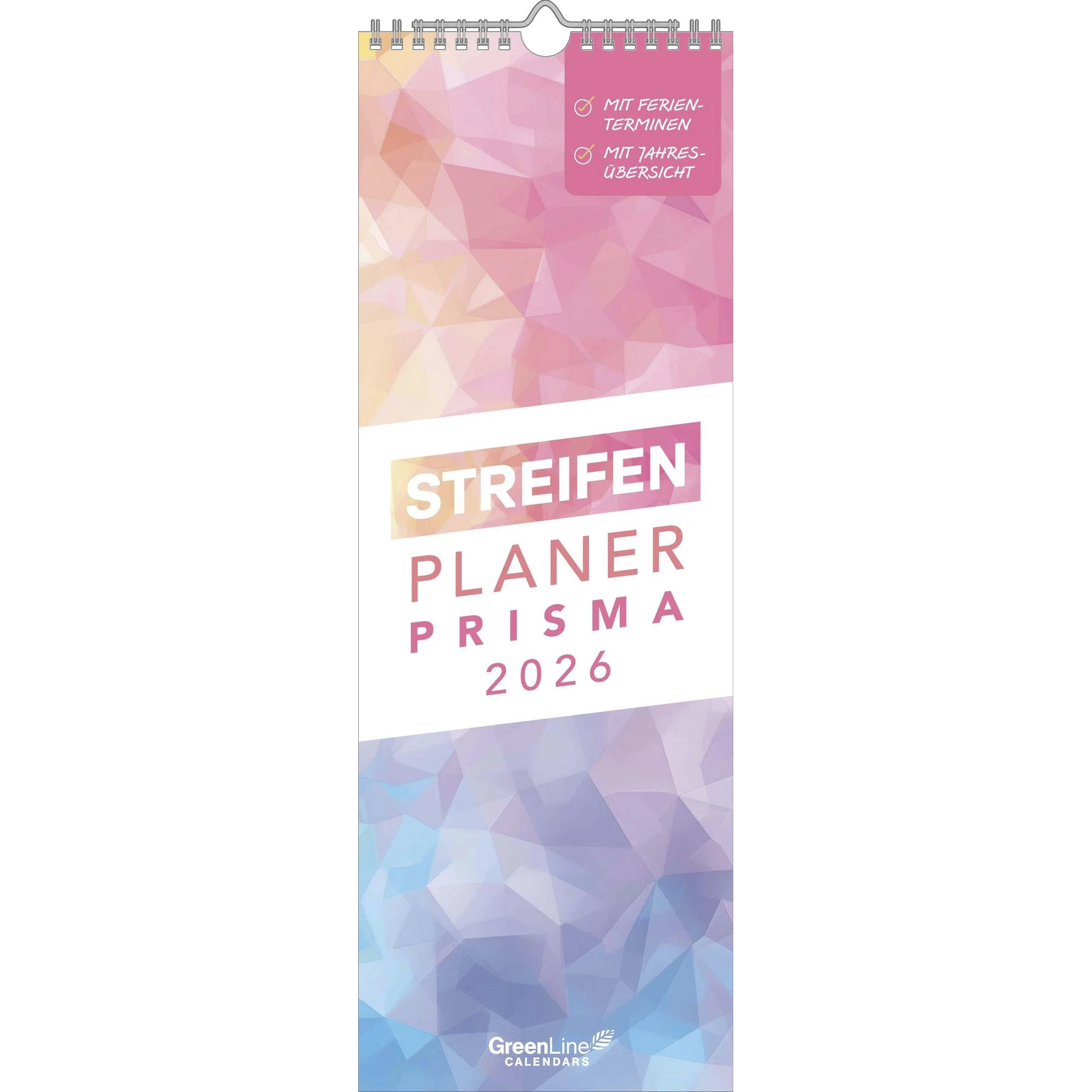 photo ALPHA EDITION Planificateur 2026 360413 Prisma 1M/1P ML 14.8x42cm