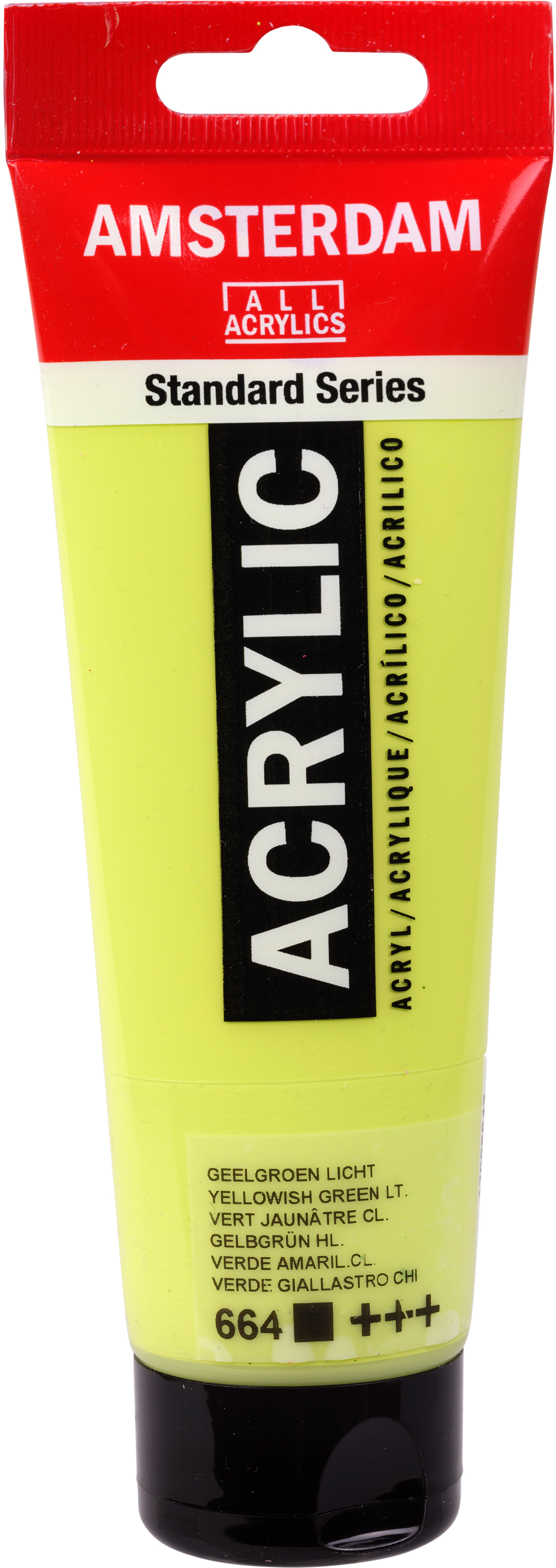 AMSTERDAM Peinture acrylique 120ml 17096642 vert jaune clair 664