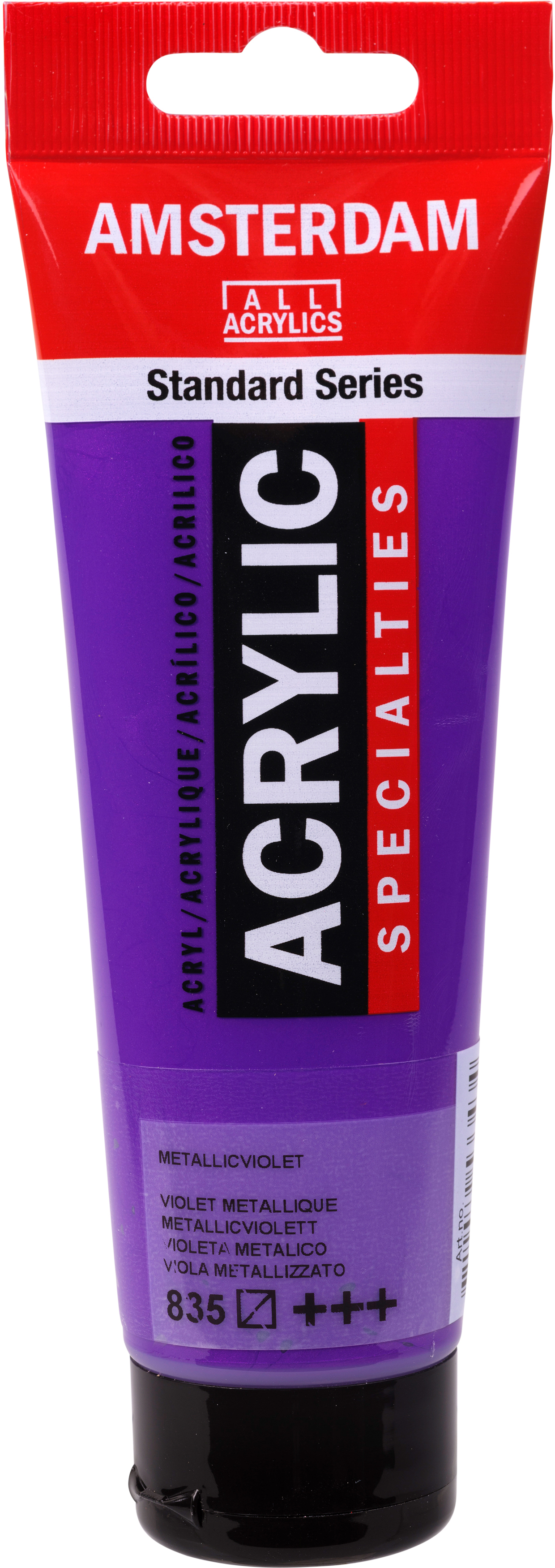 AMSTERDAM Peinture acrylique 120ml 17098352 violet métallique 835