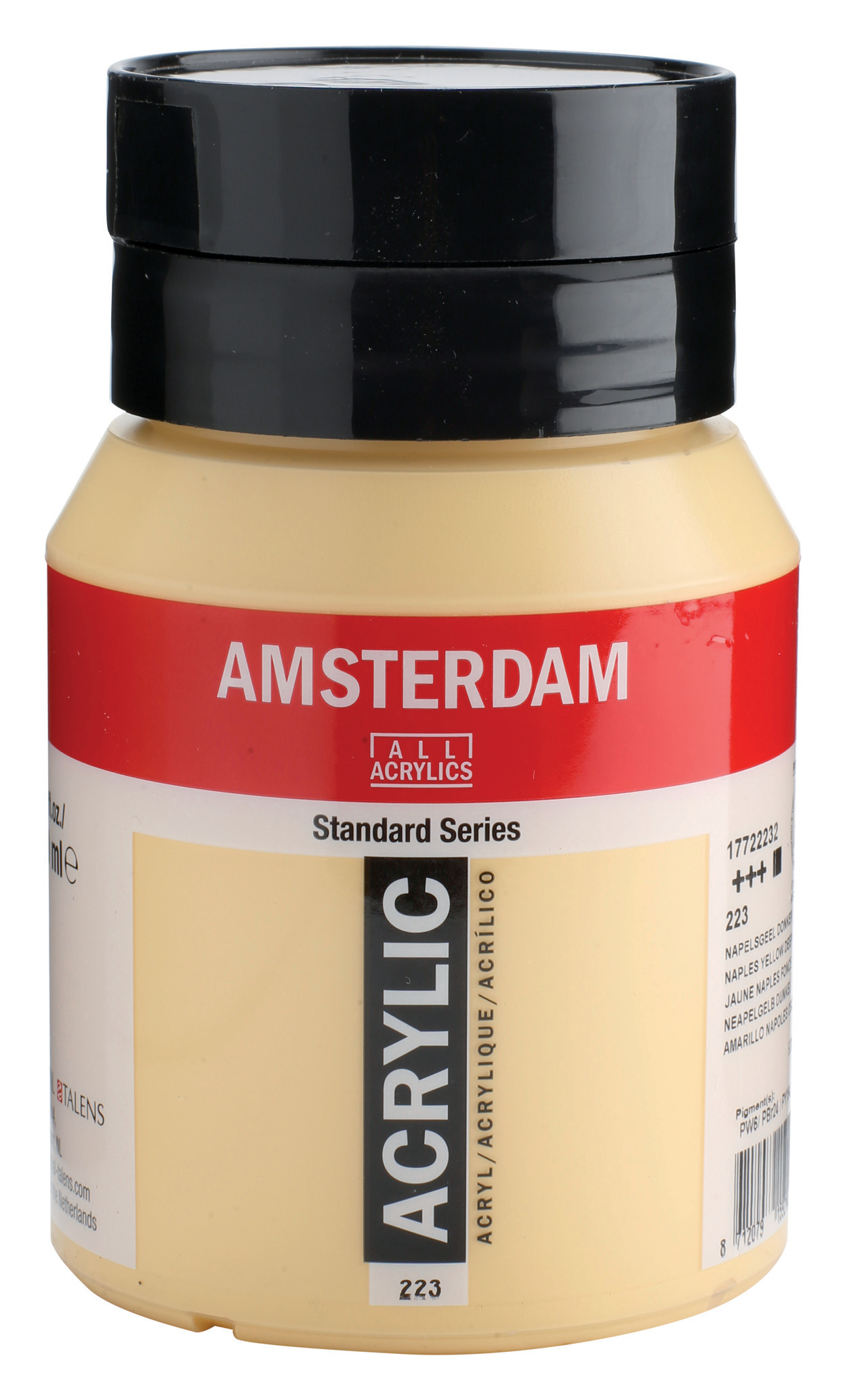 AMSTERDAM Peinture acrylique 500ml 17722232 neapel jaune 223