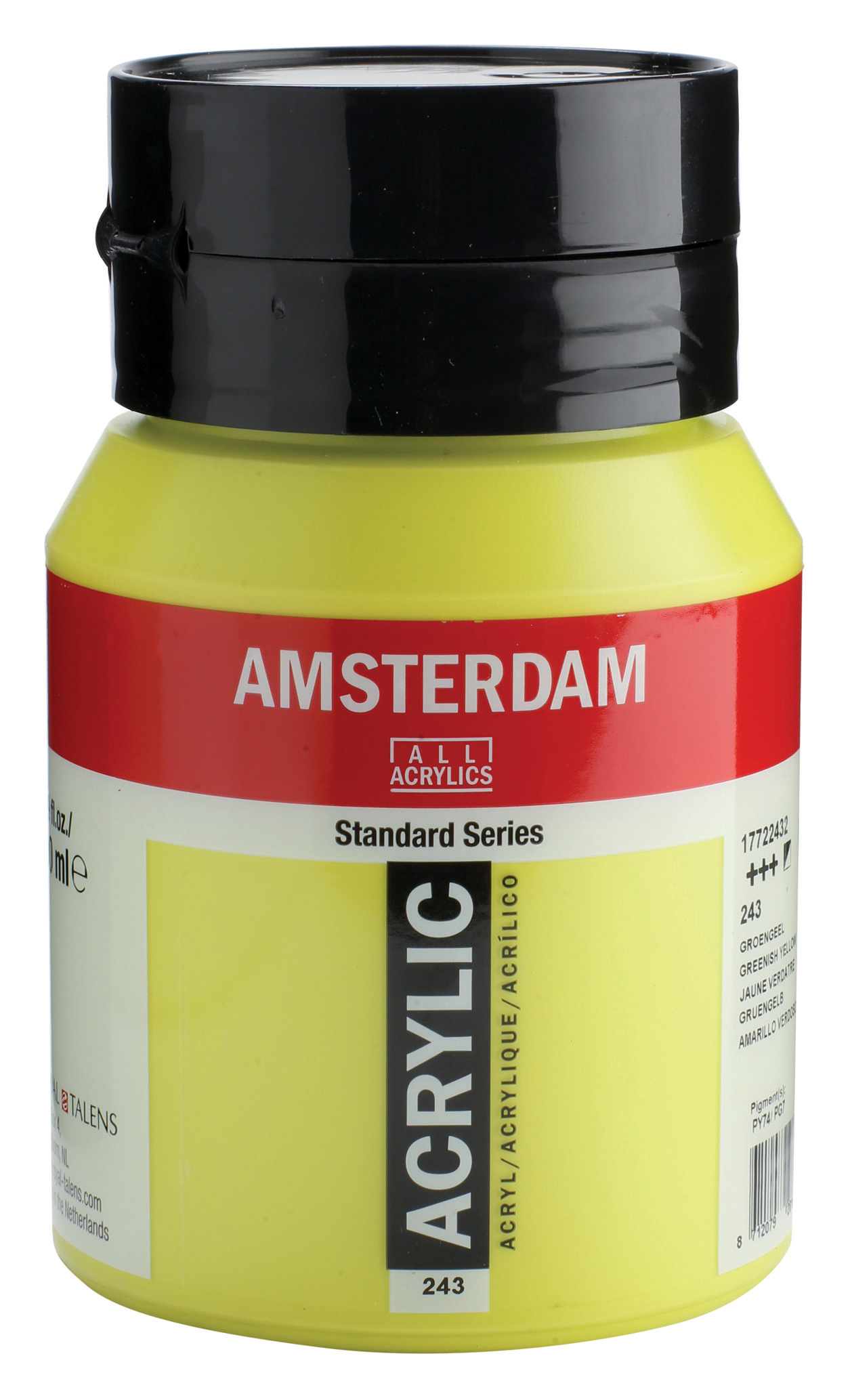 AMSTERDAM Peinture acrylique 500ml 17722432 vertjaune 243