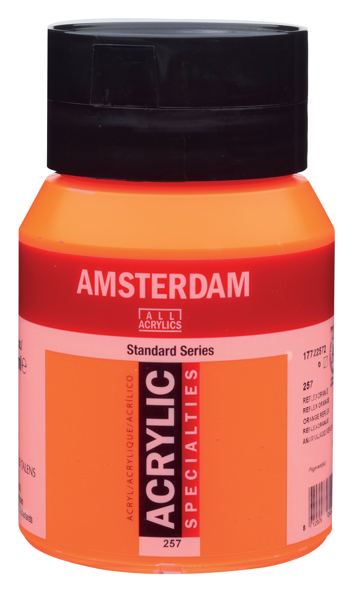 AMSTERDAM Peinture acrylique 500ml 17722572 reflex orange 257 reflex orange 257