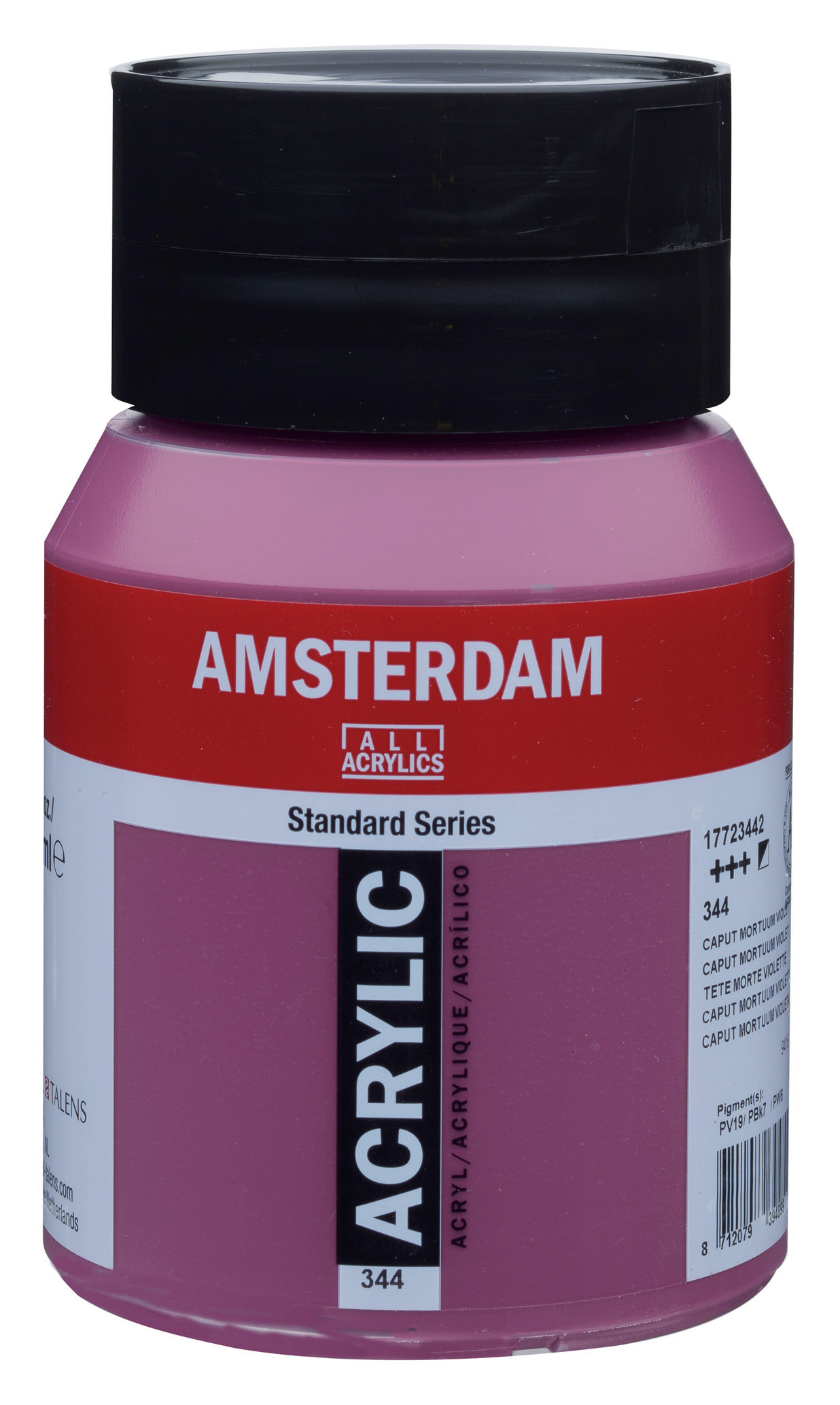 AMSTERDAM Peinture acrylique 500ml 17723442 caput violet 344