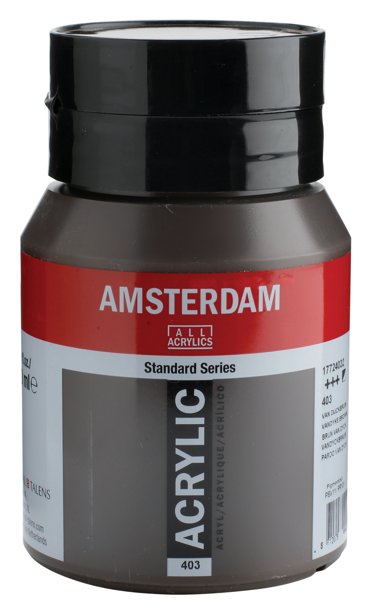 AMSTERDAM Peinture acrylique 500ml 17724032 brun 403