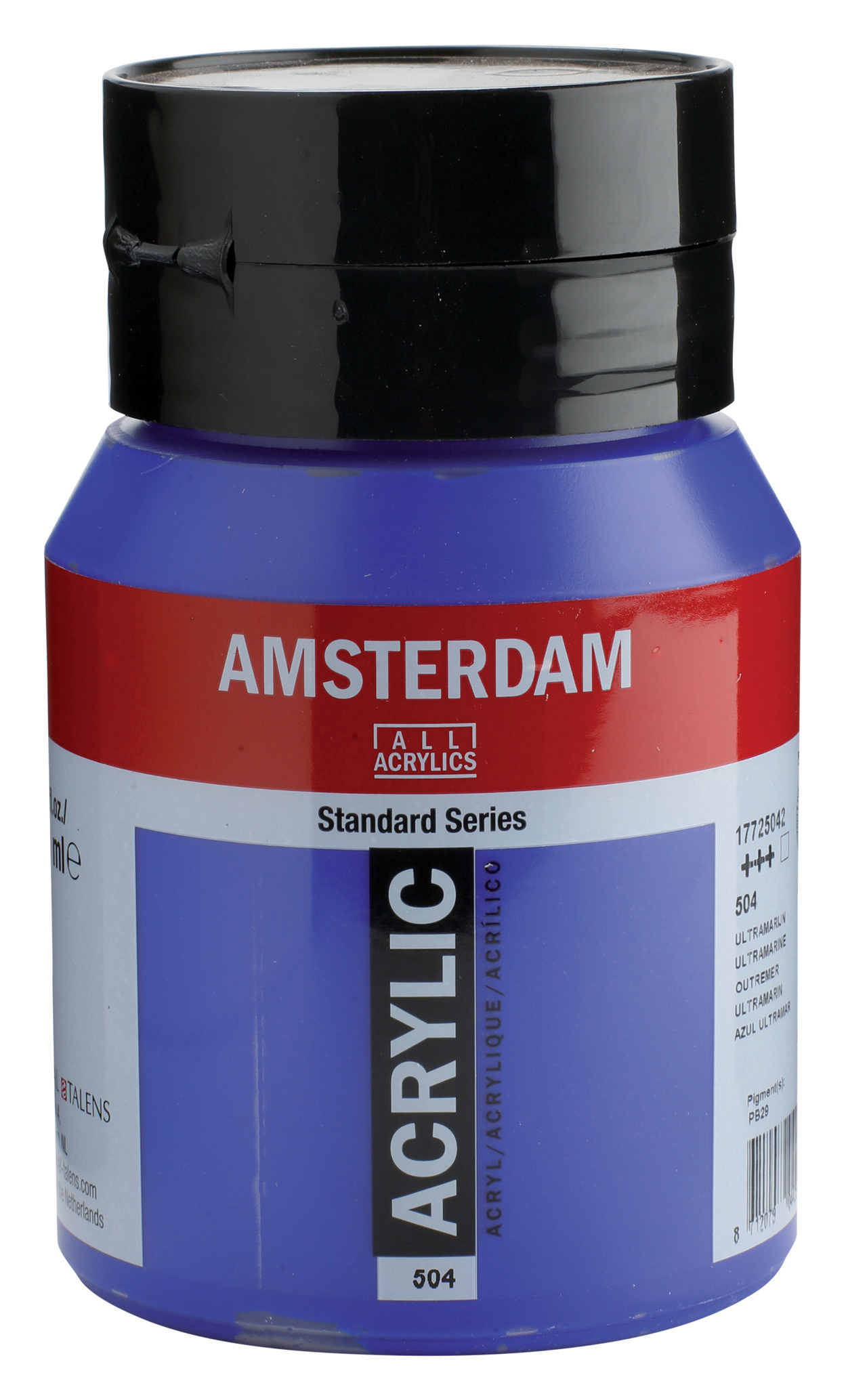 AMSTERDAM Peinture acrylique 500ml 17725042 ultramarine 504 ultramarine 504