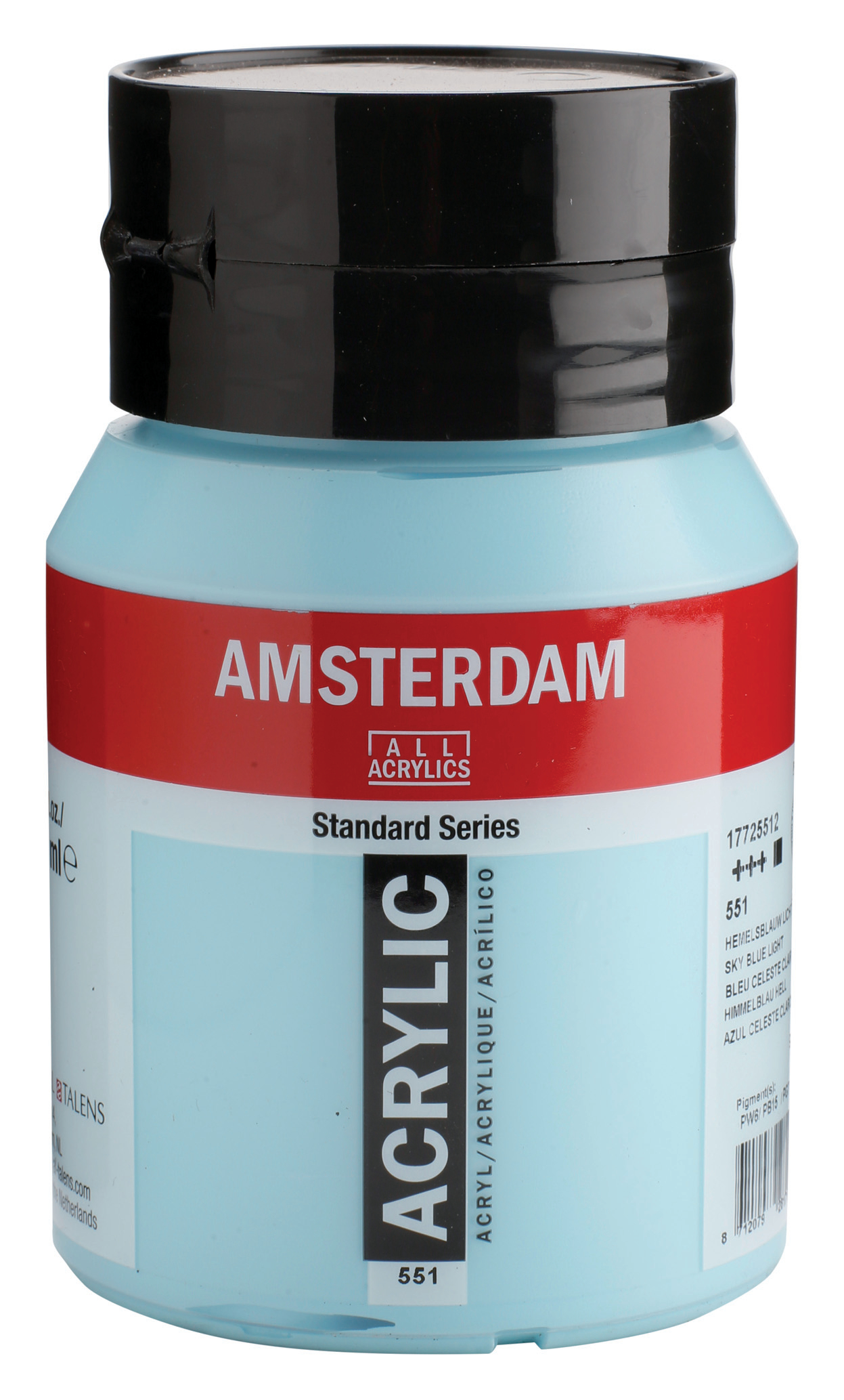 AMSTERDAM Peinture acrylique 500ml 17725512 bleu 551