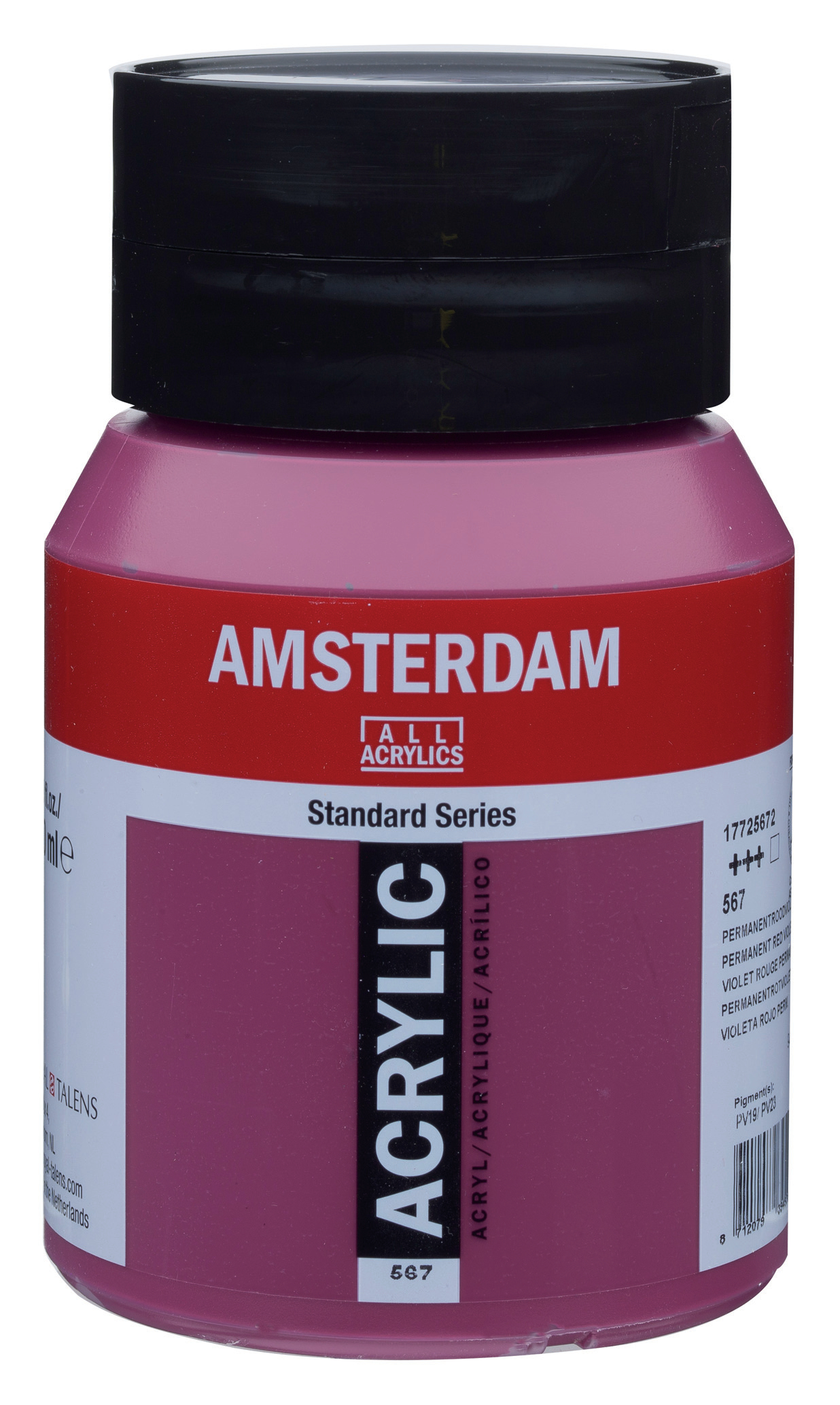 AMSTERDAM Peinture acrylique 500ml 17725672 permanent rouge/violet 567